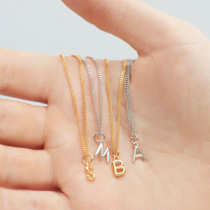 Little Love Letter Necklace Gold